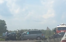 Видео: ужасное тройное ДТП в Рыбинске – двое пострадавших