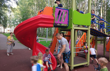 В ярославском  парке открылся новый детский городок