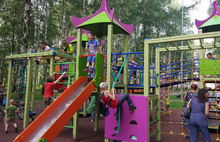 В ярославском  парке открылся новый детский городок