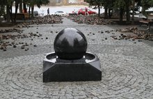 В Рыбинске установили крутящийся фонтан