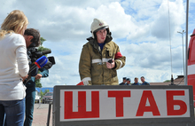 В КЗЦ «Миллениум» Ярославля прошли пожарные учения. Фоторепортаж