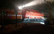 В Рыбинск прибыл пожарный поезд