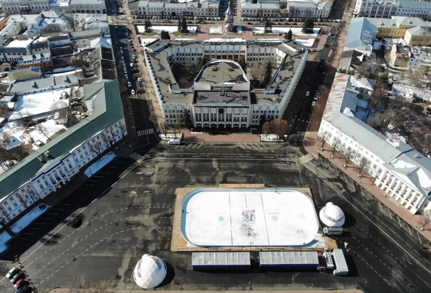 На Советской площади в Ярославле не будут заливать новогодний каток