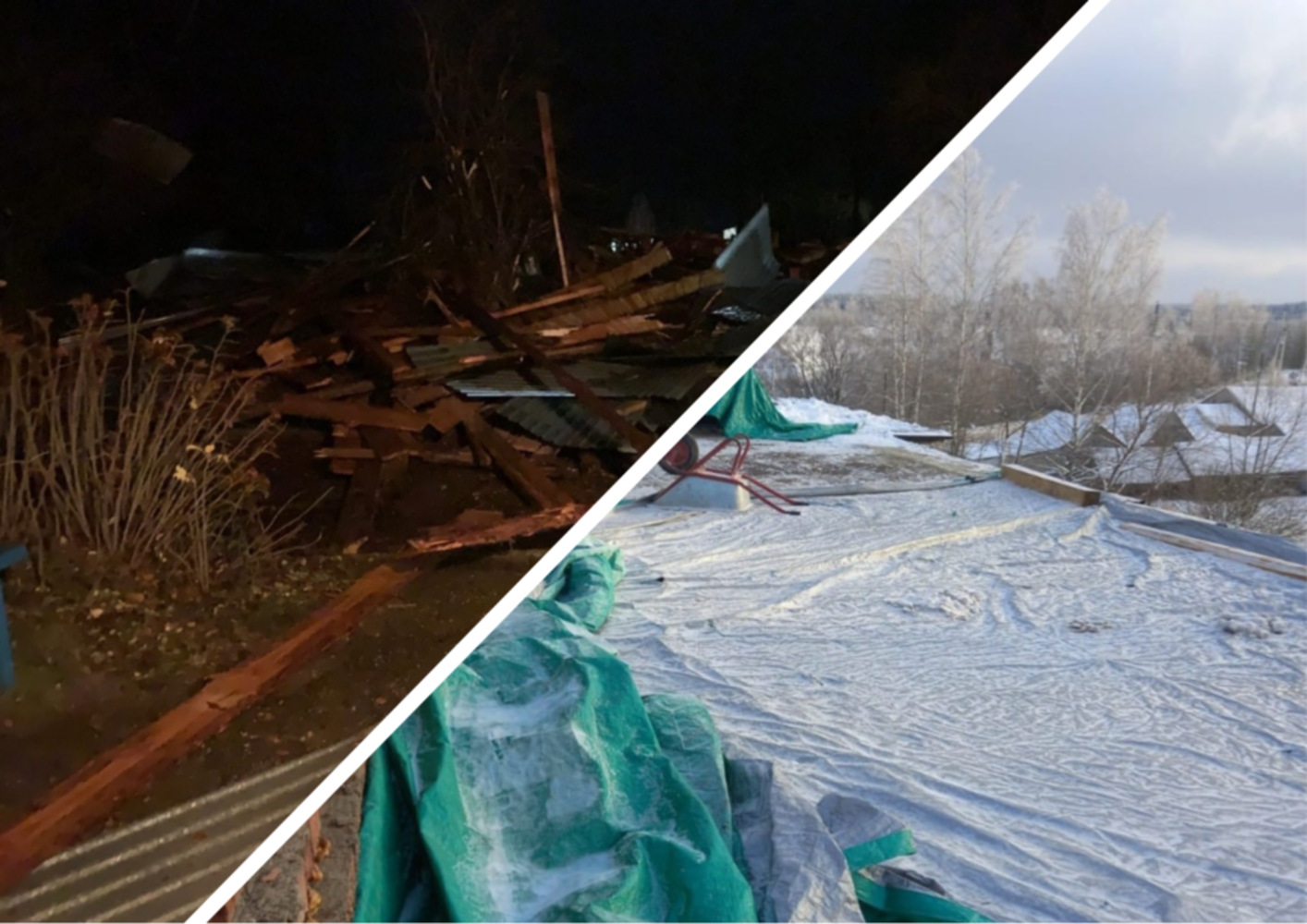 В Ярославской области завершается ремонт крыши, сорванной ураганом