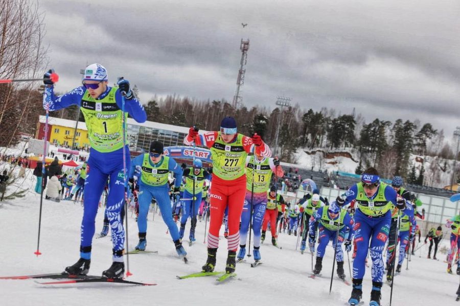 Под Рыбинском прошел самый массовый лыжный марафон России