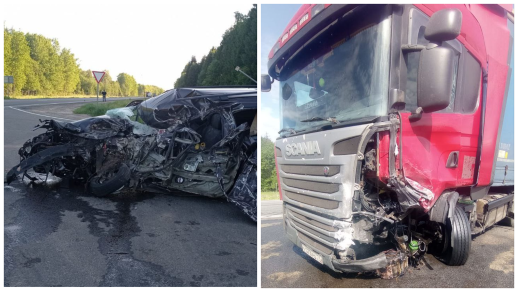В Ярославской области на трассе М-8 погиб водитель легкового автомобиля