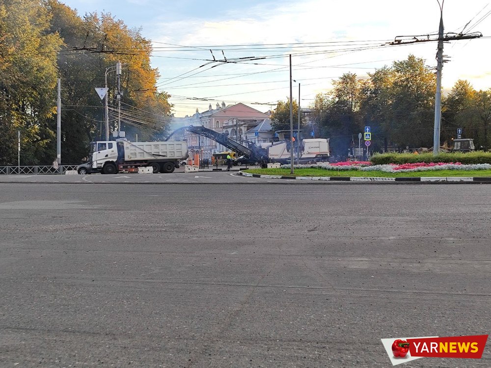 В Ярославле начался ремонт Красной площади