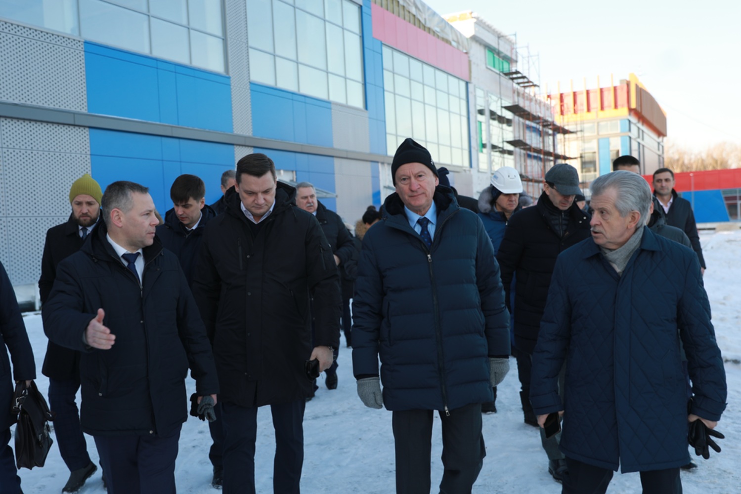 Николай Патрушев проверил ход строительства волейбольного центра в Ярославле