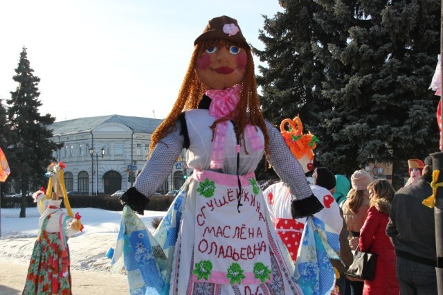 В Ярославле установят 15-метровую масленичную куклу
