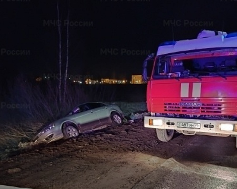 В Рыбинске водитель сбежал с места ДТП
