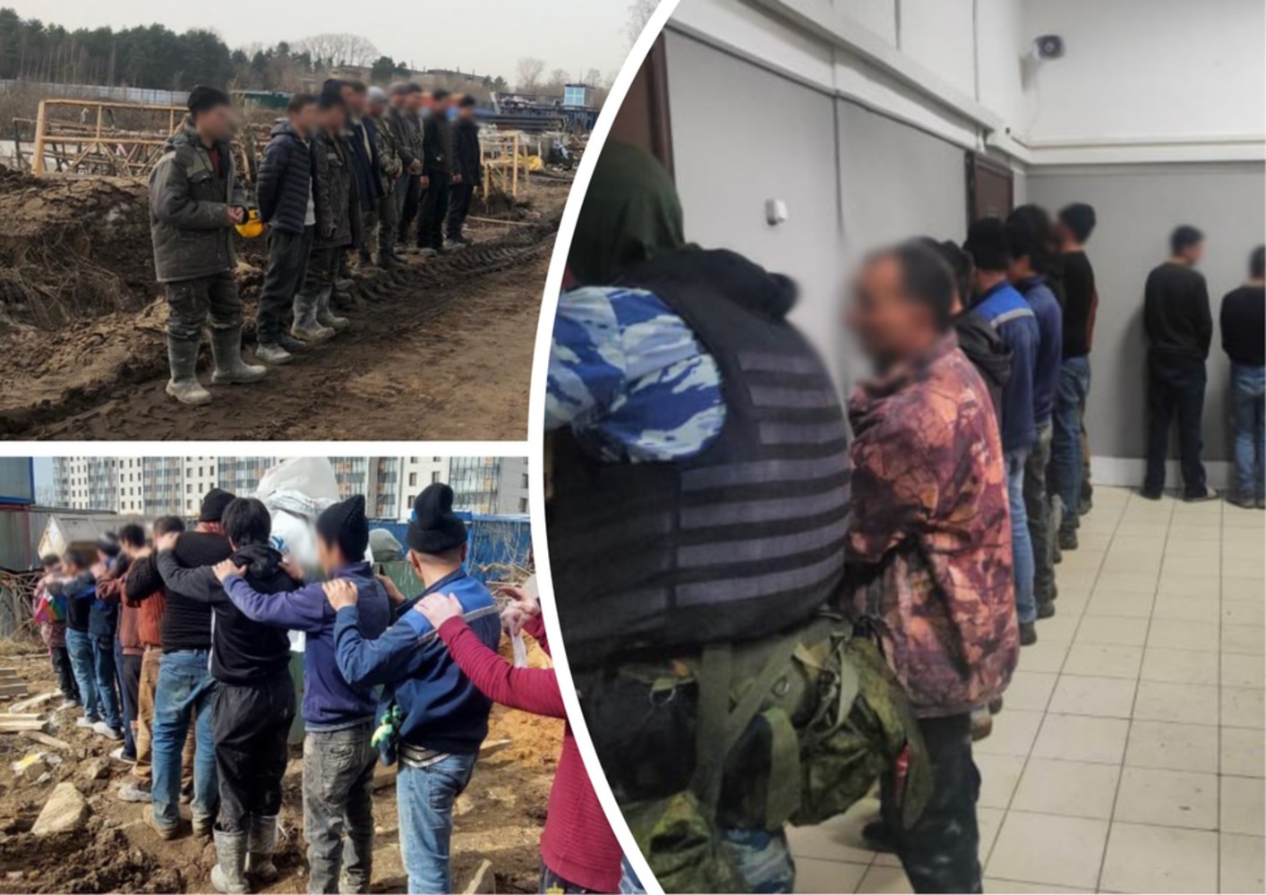 Полицейские после рейдов задержали мигрантов на ярославских стройках