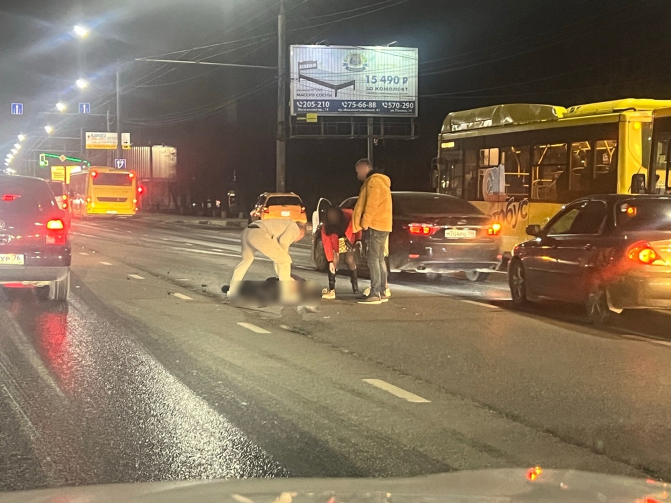 В Ярославле на Московском проспекте сбили пешехода