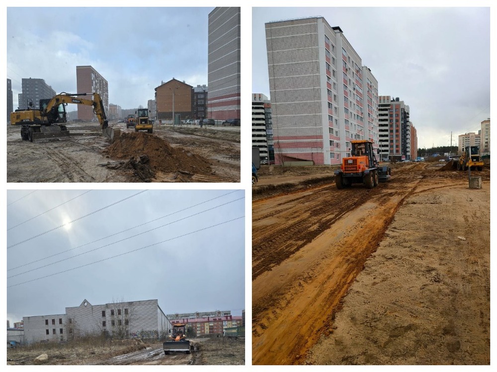 На ярославской дороге засыпали болото