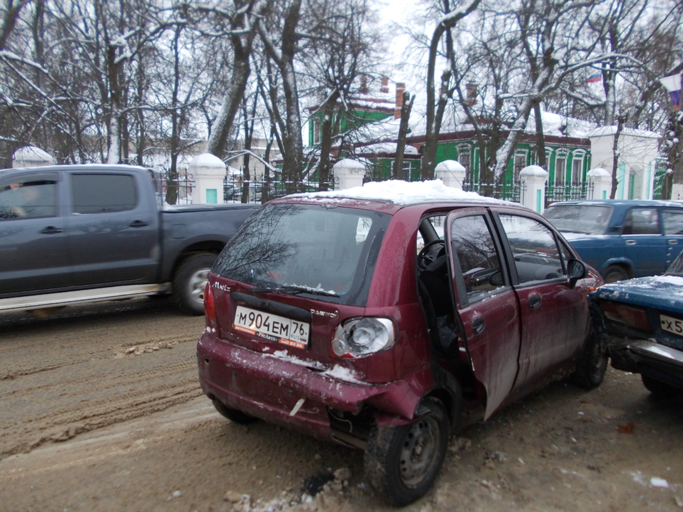 В Ярославской области столкнулись четыре автомобиля
