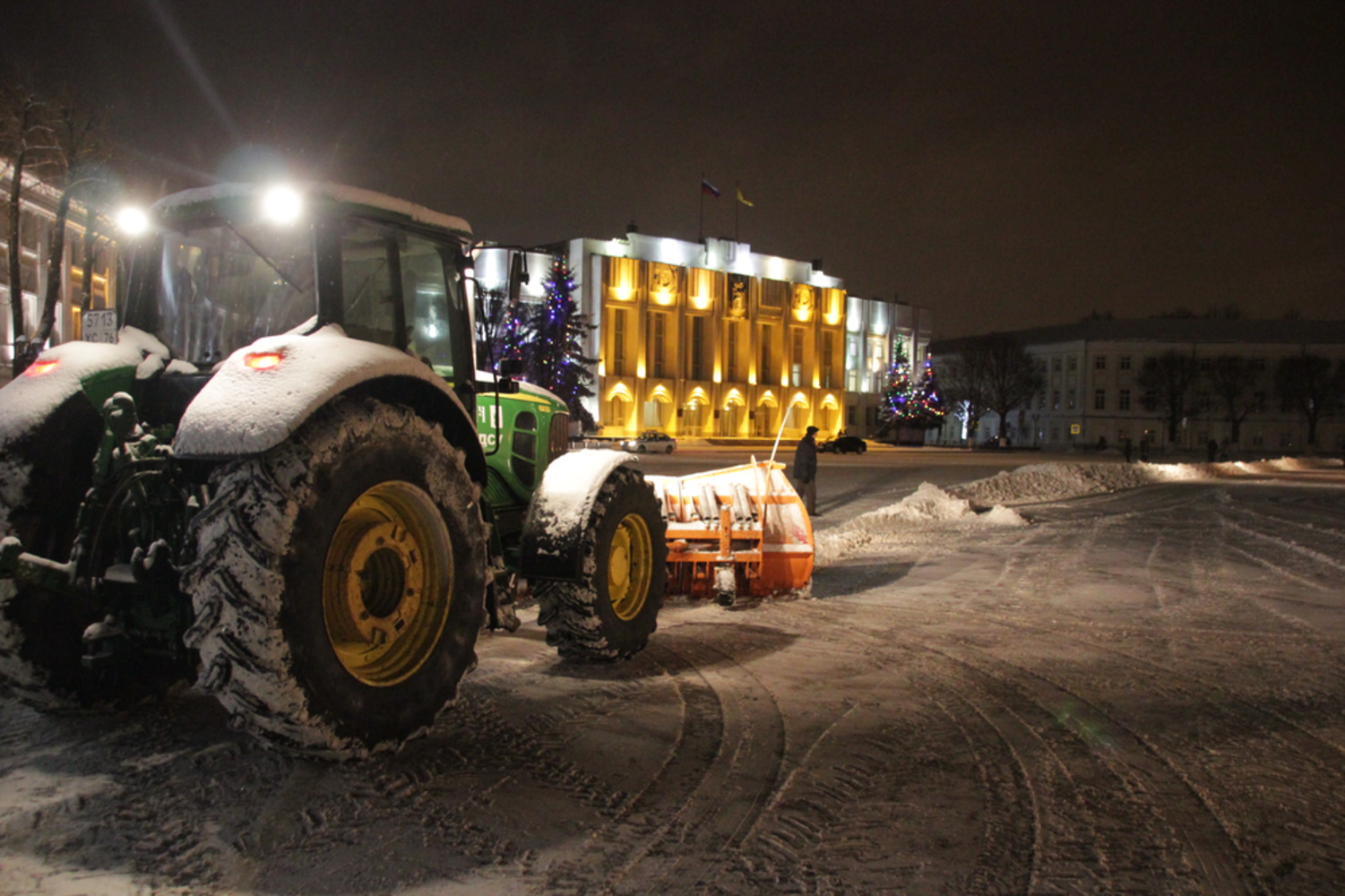 В Ярославле следят за уборкой снега с помощью системы ГЛОНАС