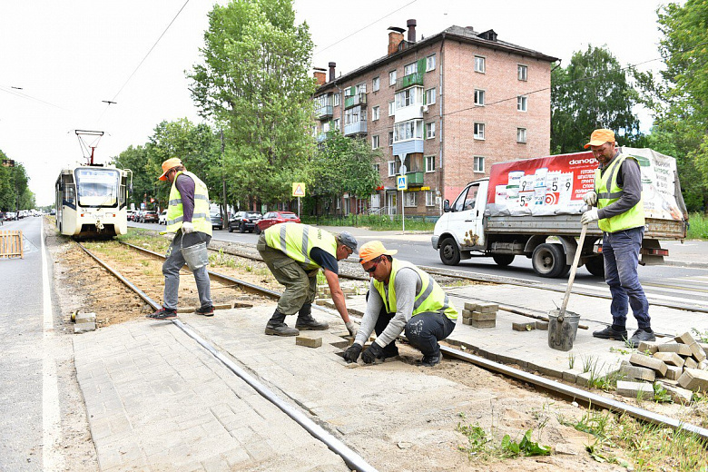 В Ярославле восстановили пешеходный переход через трамвайные пути на «Пятерке»