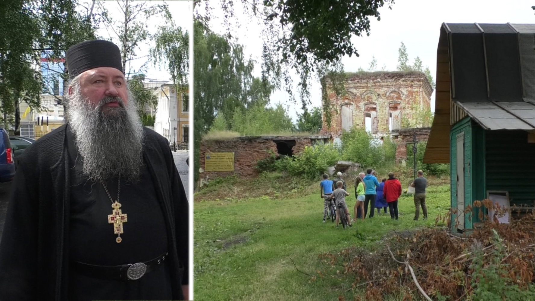 Самострой или восстановление старины: в Ярославле местные жители выступили против священника