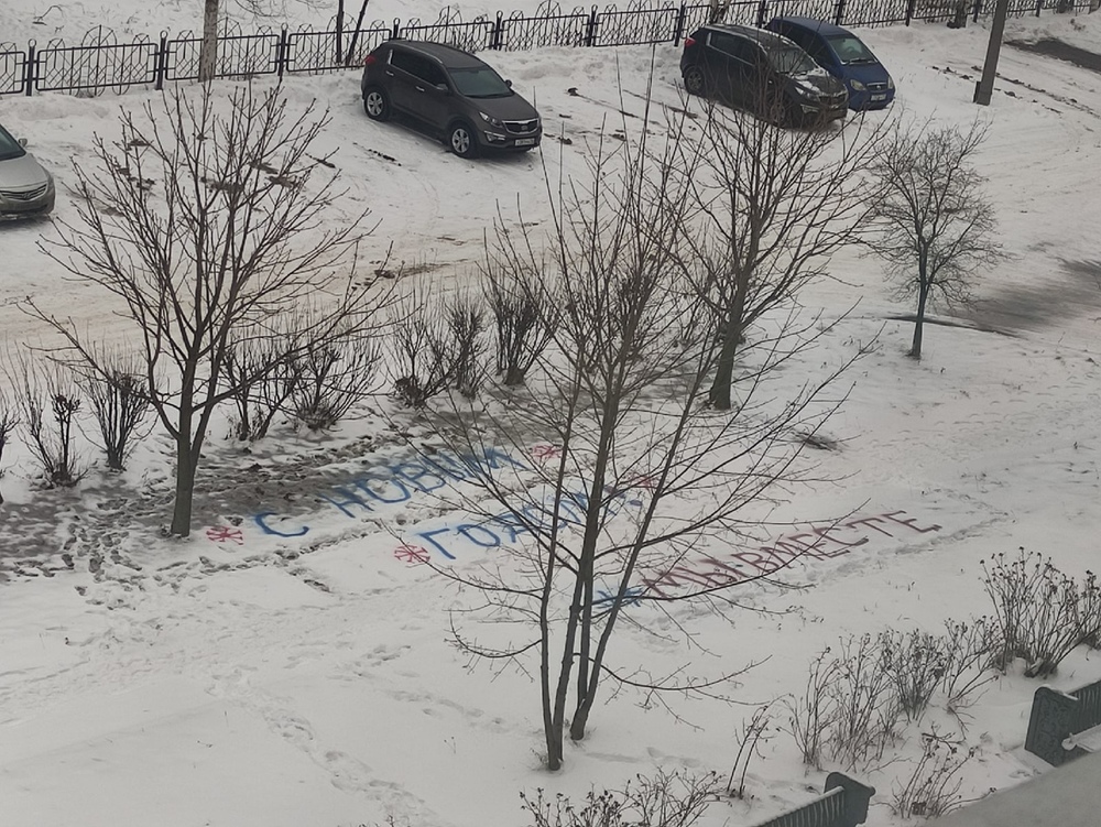 Ярославцев растрогала новогодняя надпись у ковид-госпиталя       