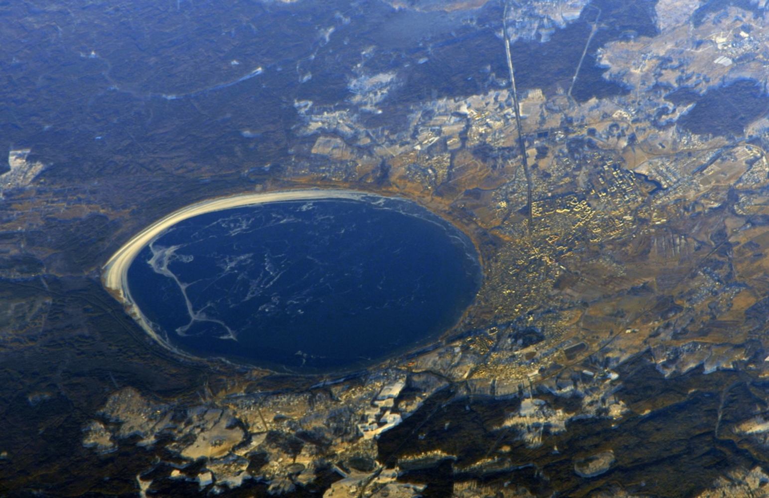 Переславль-Залесский сфотографировали из космоса