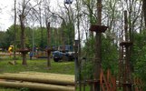 В Юбилейном парке Ярославля веревочную трассу с «недопиленных» деревьев перенесут на металлические опоры