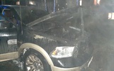 В Заволжском районе Ярославля горел автомобиль