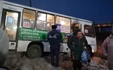 В Ярославле на окружной дороге автобус с пассажирами вылетел с дороги