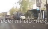 Появилось видео ДТП с троллейбусом в Рыбинске