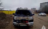 В Переславле ночью сгорел автофургон