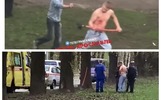 В Ярославле полиция задержала полуголого мужчину с лопатой