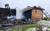 В переславском селе сгорел дом из-за неисправной электропроводки