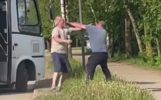 В Переславле водитель рейсового автобуса подрался с участником ДТП