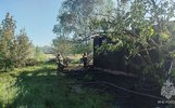 В Ярославской области подожгли двухэтажный жилой дом