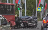 В ярославской полиции рассказали подробности жесткого ДТП с маршруткой