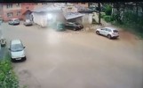 В ярославскую пекарню врезался «Мерседес»