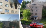 При пожаре в заволжской четырехэтажке в Ярославле есть пострадавшие