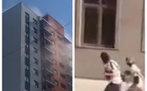 Ярославские подростки распыляют огнетушители на крышах