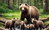 Жители ярославской деревни боятся семьи медведей по соседству