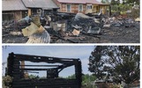 В ярославской деревне сгорел жилой комплекс   
