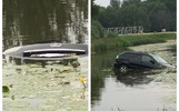 В центре Ярославля в реке утонул «Лексус»