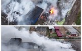 На пожаре в промзоне Ярославля ликвидировали открытое горение