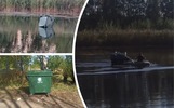 Ляпинские беспредельщики: под Ярославлем ловили плавающий мусорный контейнер