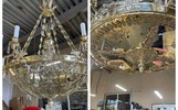 В ярославский купеческий особняк привезли эксклюзивные люстры