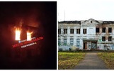 В Ярославле снова горит бывший костел