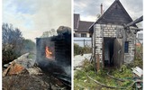 В Ярославской области горели баня и дачный дом