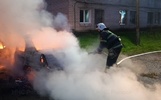 В ярославской деревне сгорел легковой автомобиль
