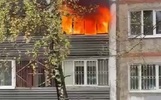 В Брагино полыхал балкон жилого дома