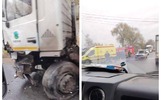 Мусоровоз попал в ДТП на ярославских окраинах