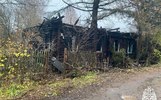 В Рыбинске подожгли заброшенный дом