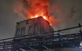 В Ярославле горела крыша бывшего завода «Лакокраска»
