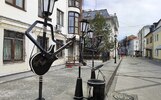 В пешеходном центре Ярославля появился фонарный джаз-бенд